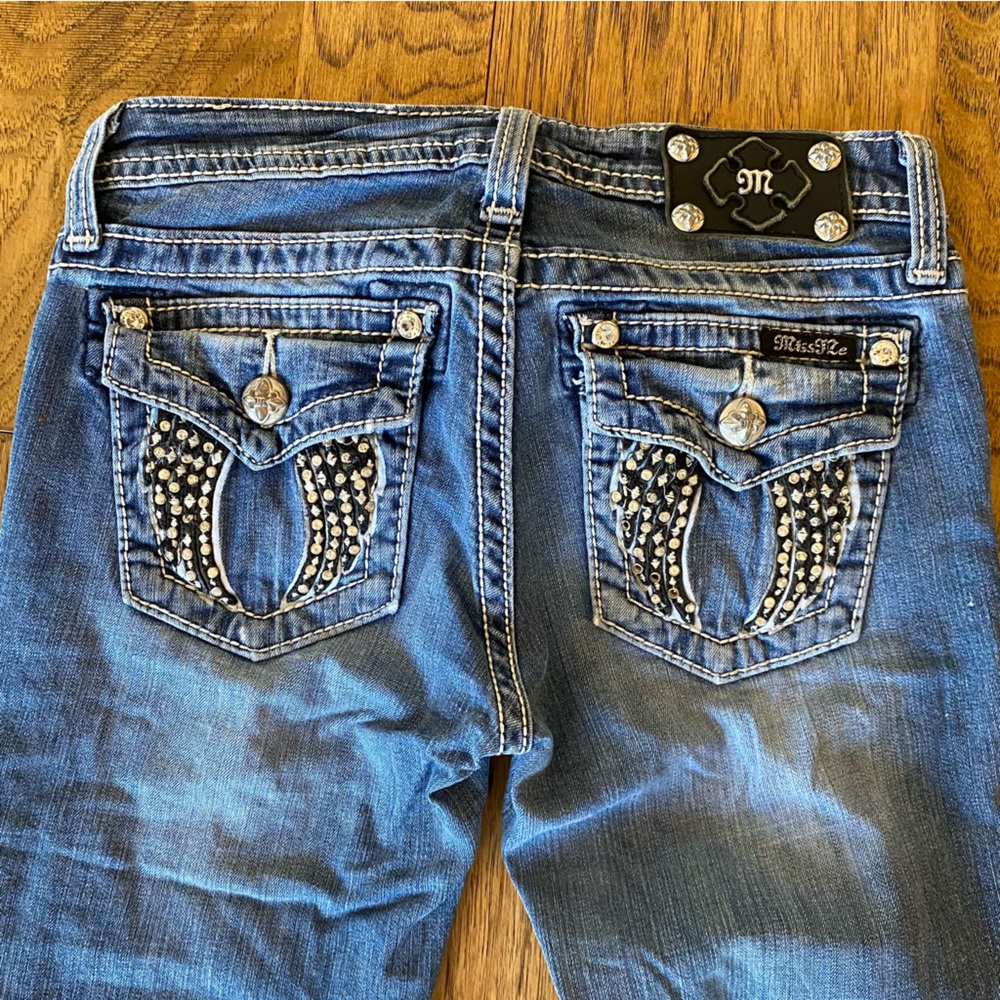 Miss Me Girls Boot Cut Jeans. Size 14.